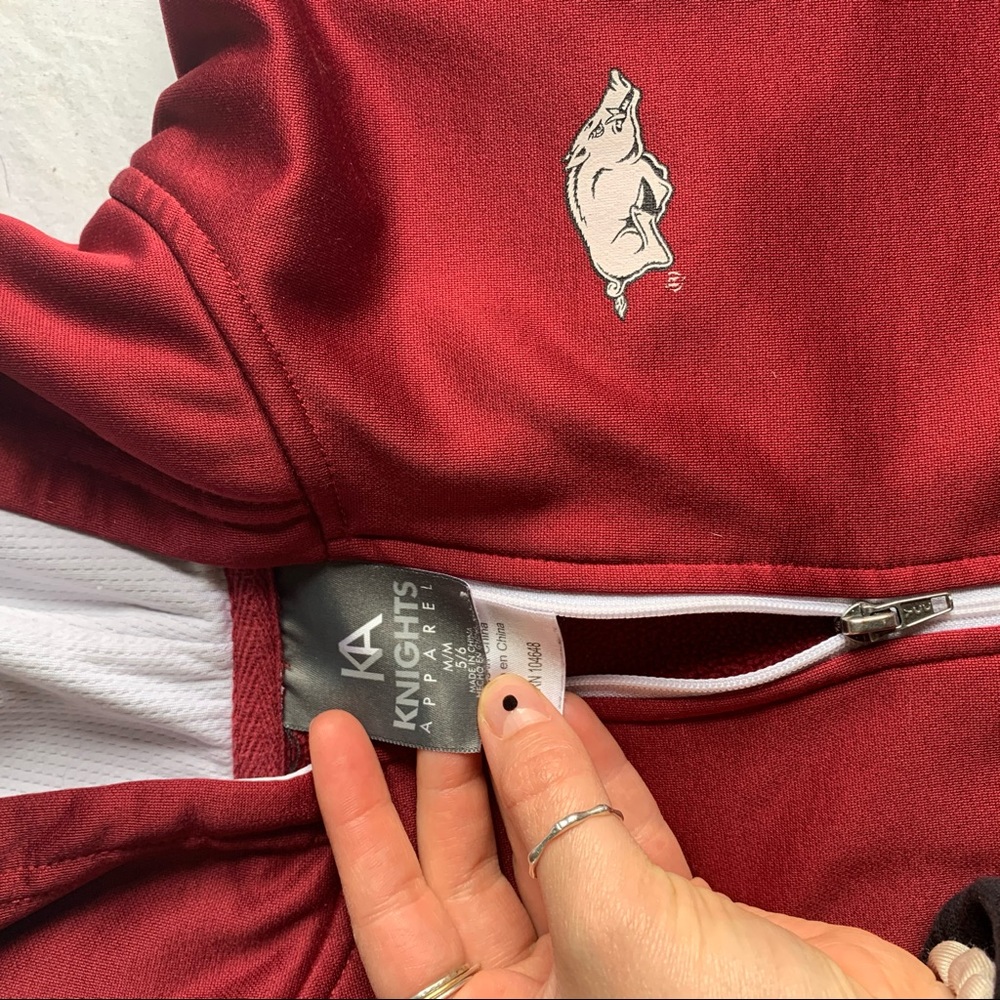 Red Razorback hoodie - Picture 3 of 4